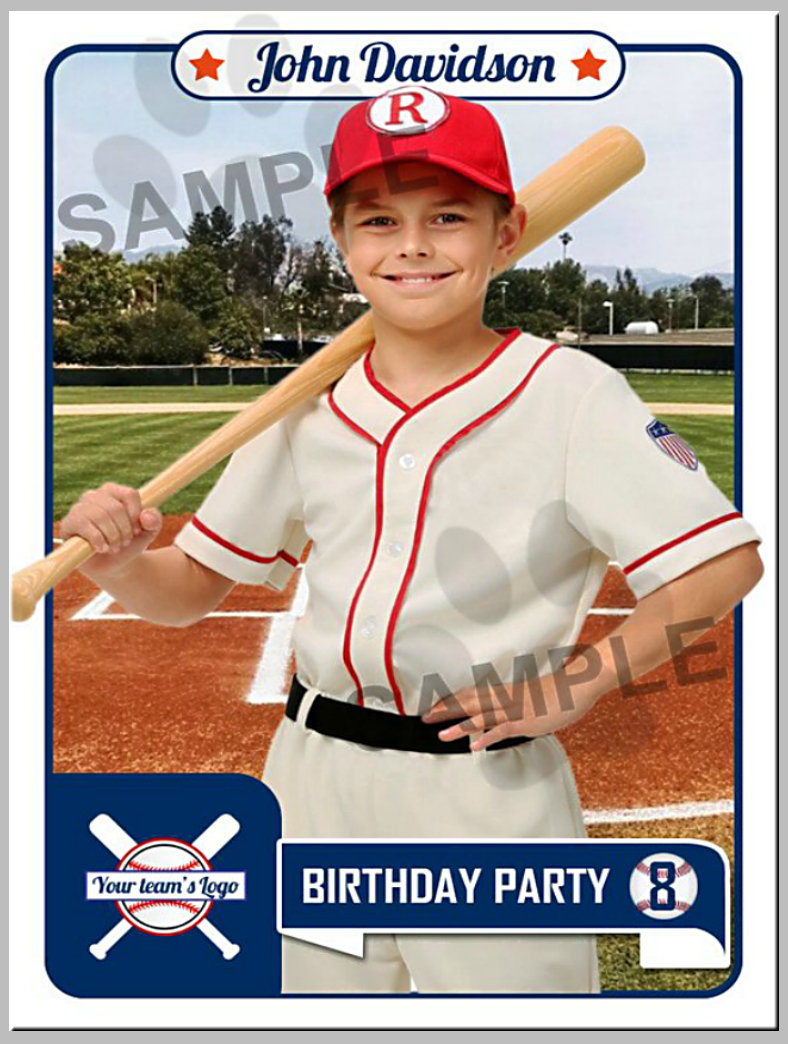 15+ Baseball Party Invitation Designs & Templates – Psd , Ai Regarding Baseball Card Template Psd