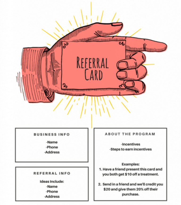 15 Examples Of Referral Card Ideas And Quotes That Work With Referral