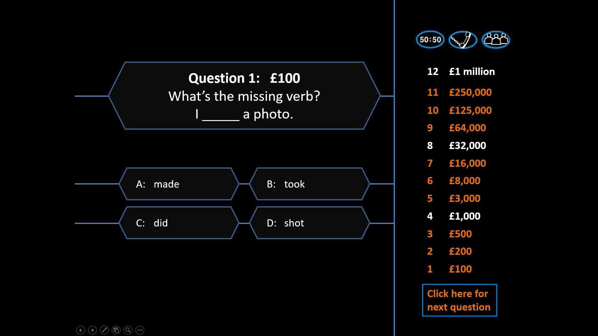 15 Free Powerpoint Game Templates Intended For Who Wants To Be A Millionaire Powerpoint Template