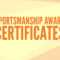 15+ Sportsmanship Award Certificate Designs & Templates Within Rugby League Certificate Templates