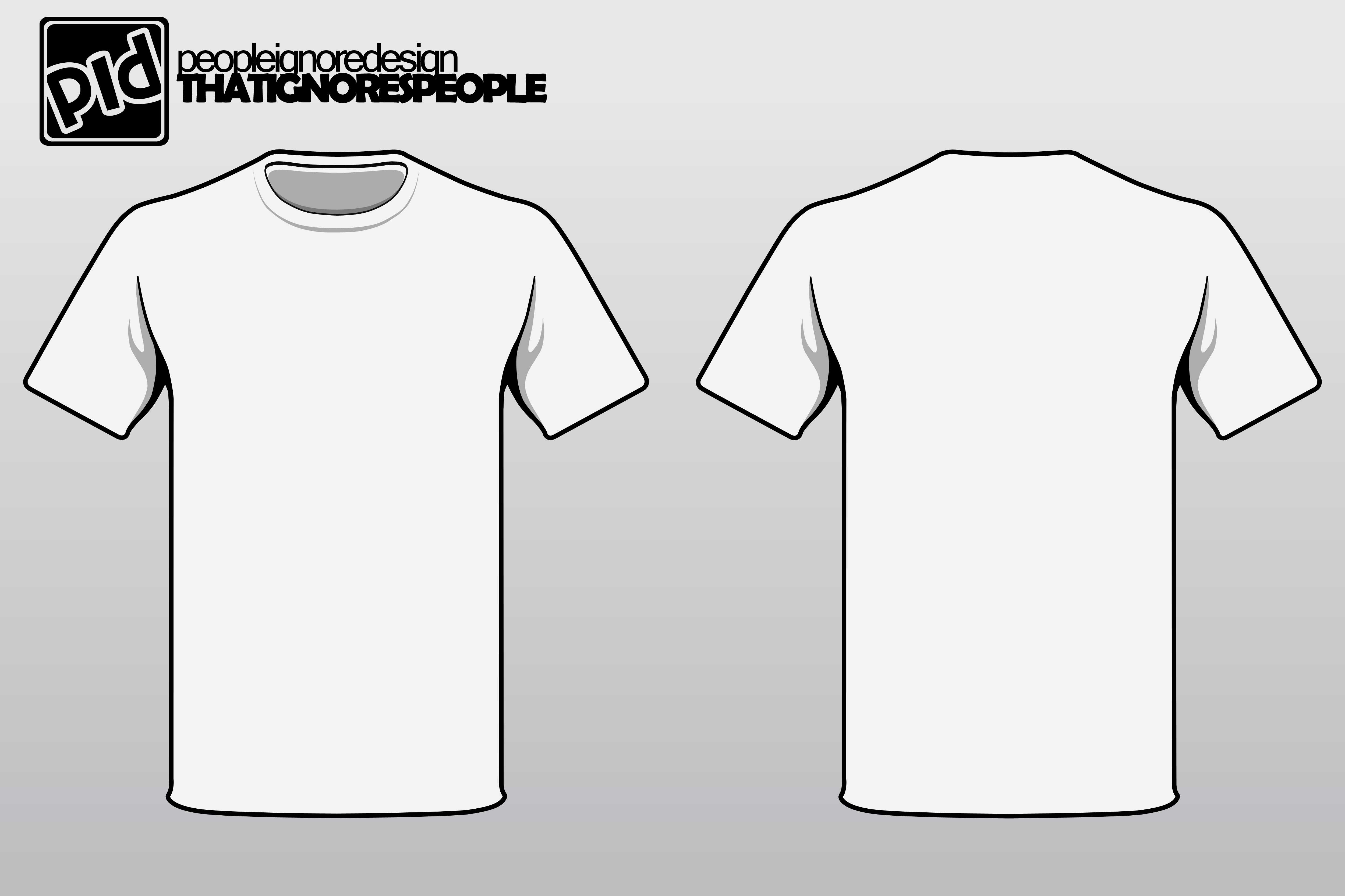15 T Shirt Design Template Psd Images – White T Shirt Intended For Blank T Shirt Design Template Psd