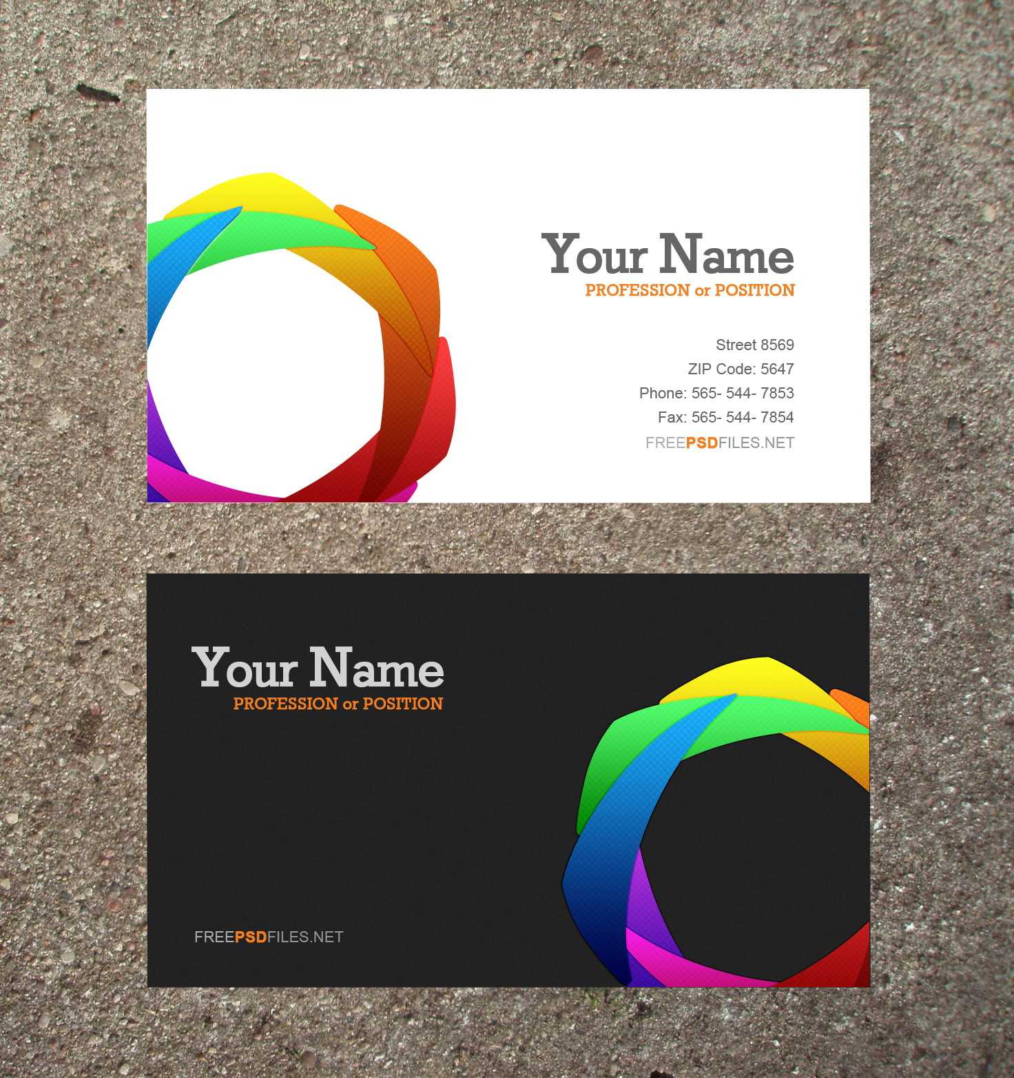 16 Business Card Templates Images – Free Business Card Inside Microsoft Templates For Business Cards