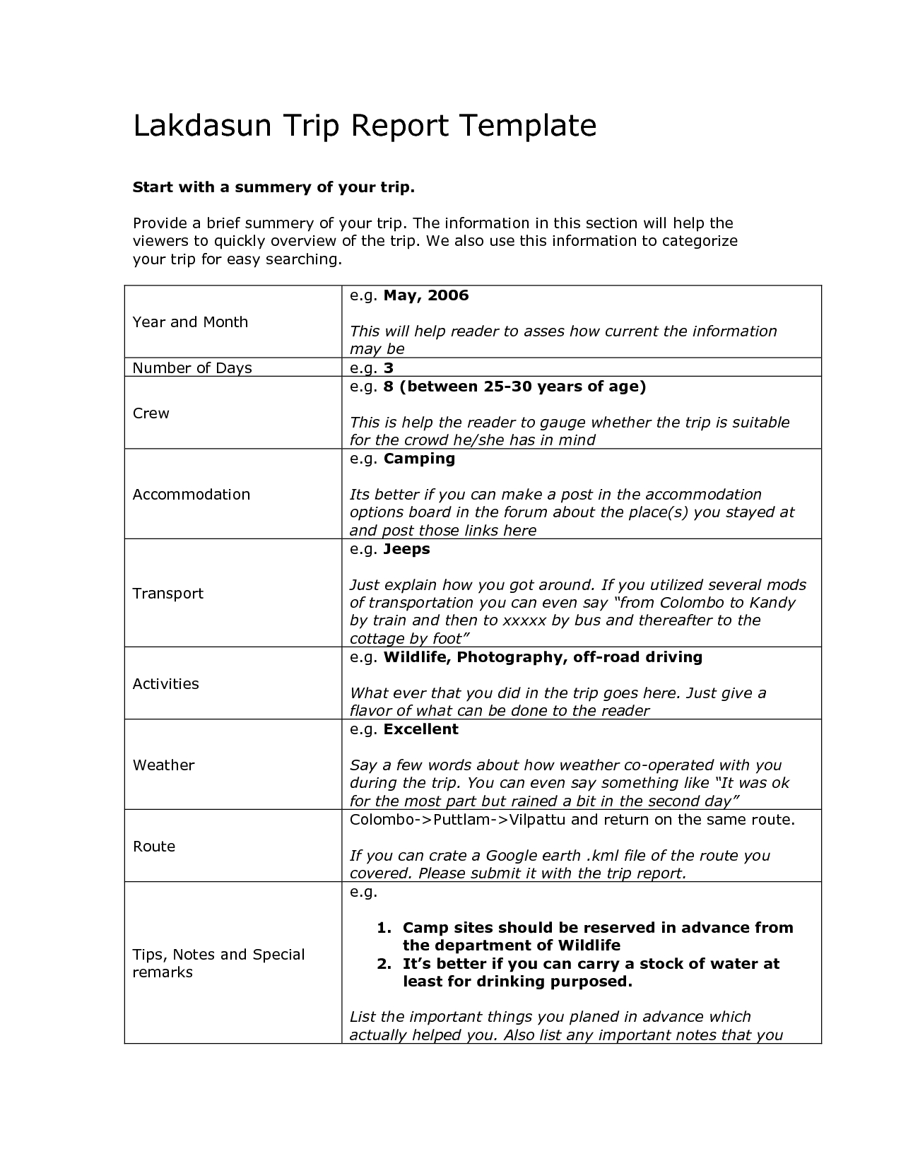 16 Business Travel Report Template Images – Sample Business With Business Trip Report Template Pdf