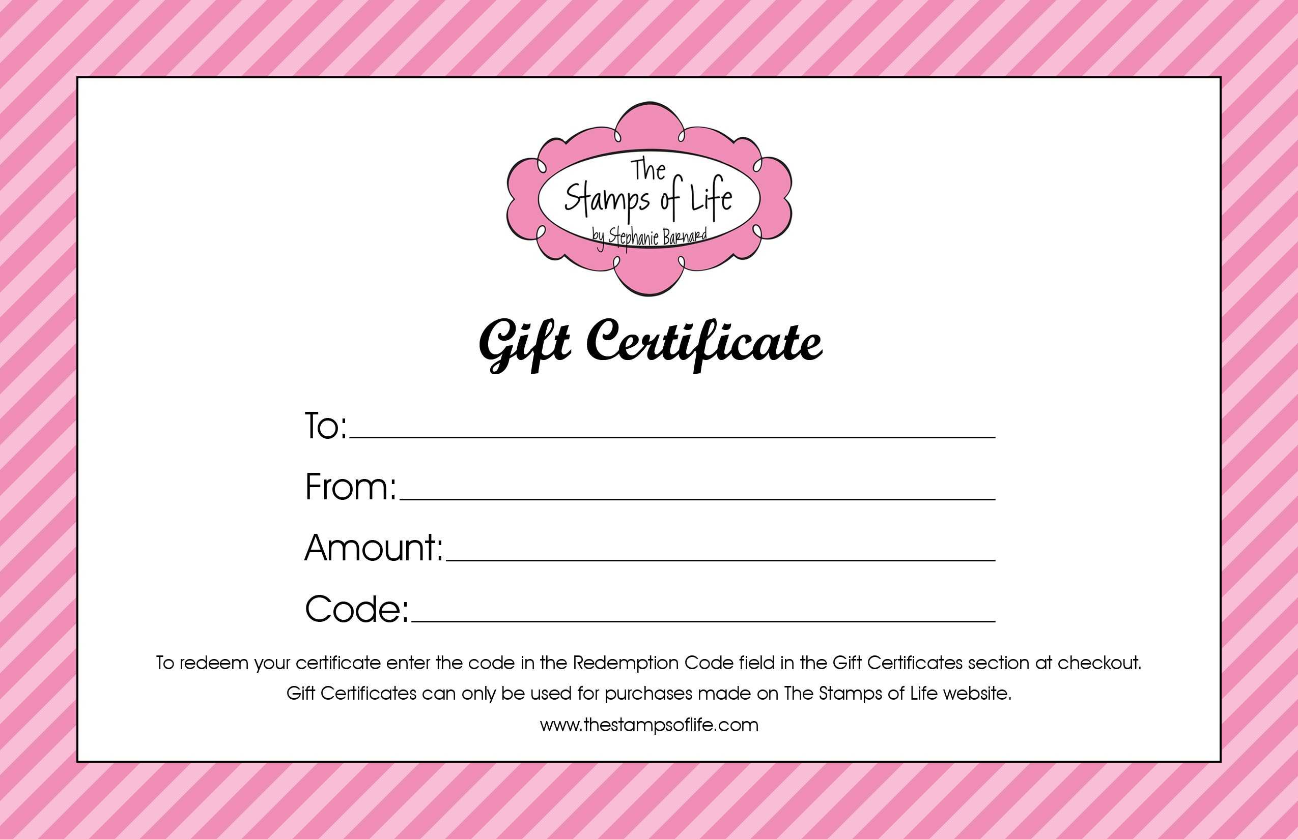 16+ Free Gift Certificate Templates & Examples – Word Excel Pertaining To Microsoft Gift Certificate Template Free Word