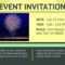 16 Free Invitation Card Templates & Examples – Lucidpress Inside Event Invitation Card Template