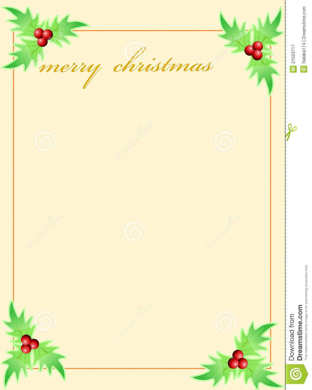 16 Holiday Greeting Card Template Images – Free Christmas Within Blank Christmas Card Templates Free