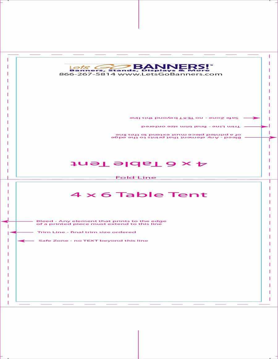 16 Printable Table Tent Templates And Cards ᐅ Template Lab Regarding Table Tent Template Word