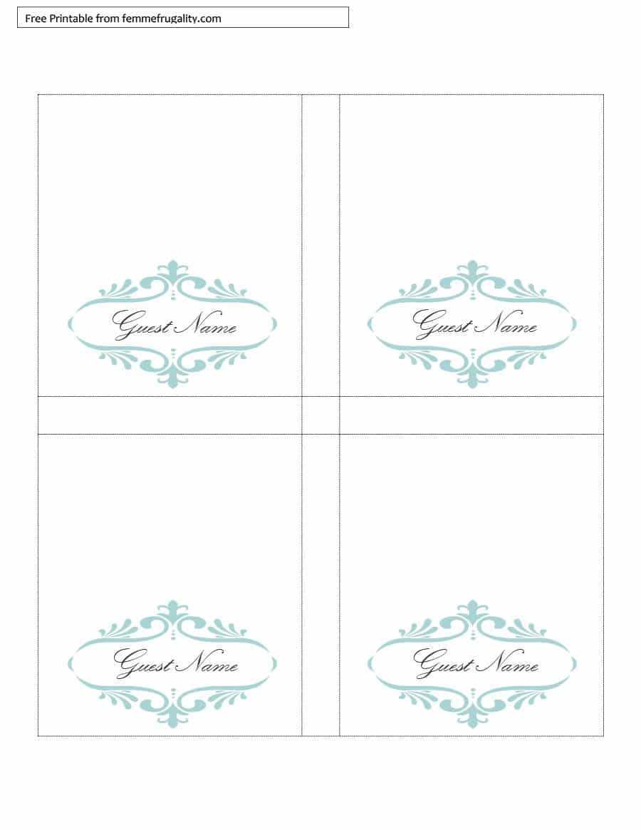 16 Printable Table Tent Templates And Cards ᐅ Template Lab With Regard To Free Printable Tent Card Template