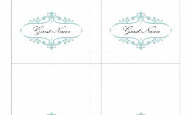 16 Printable Table Tent Templates And Cards ᐅ Template Lab with regard to Free Tent Card Template Downloads