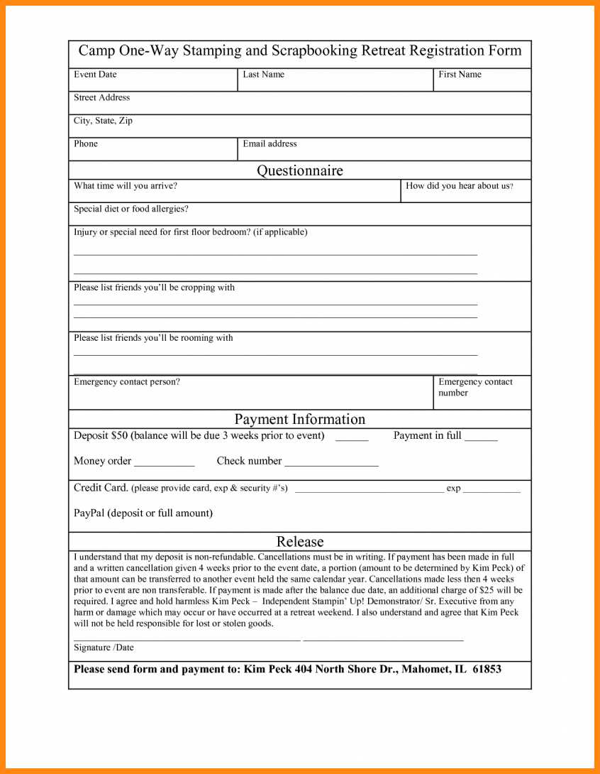17+ Form Template For Word | Leterformat Throughout School Registration Form Template Word