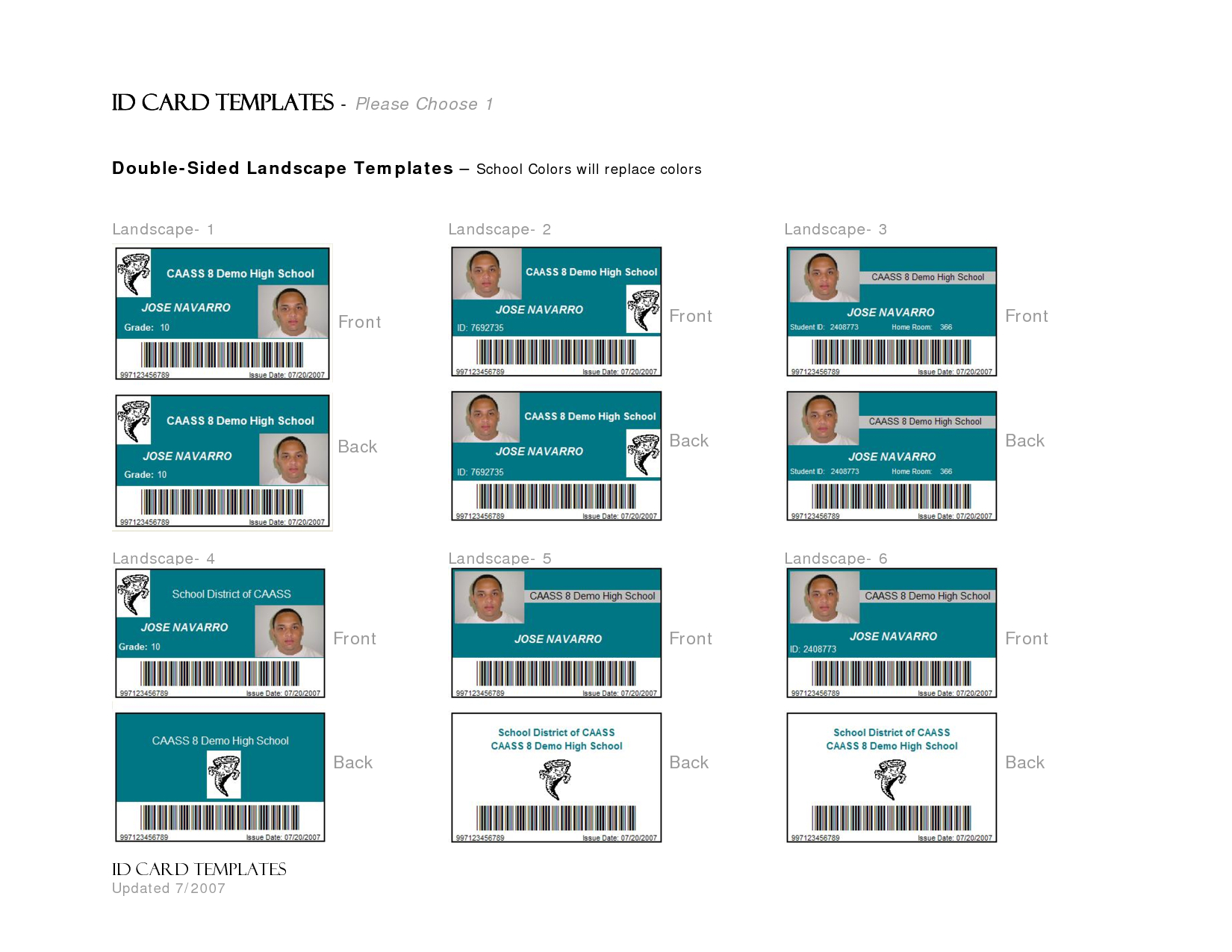 17 Id Badge Template Images - Id Badge Template Microsoft With Id Badge Template Word