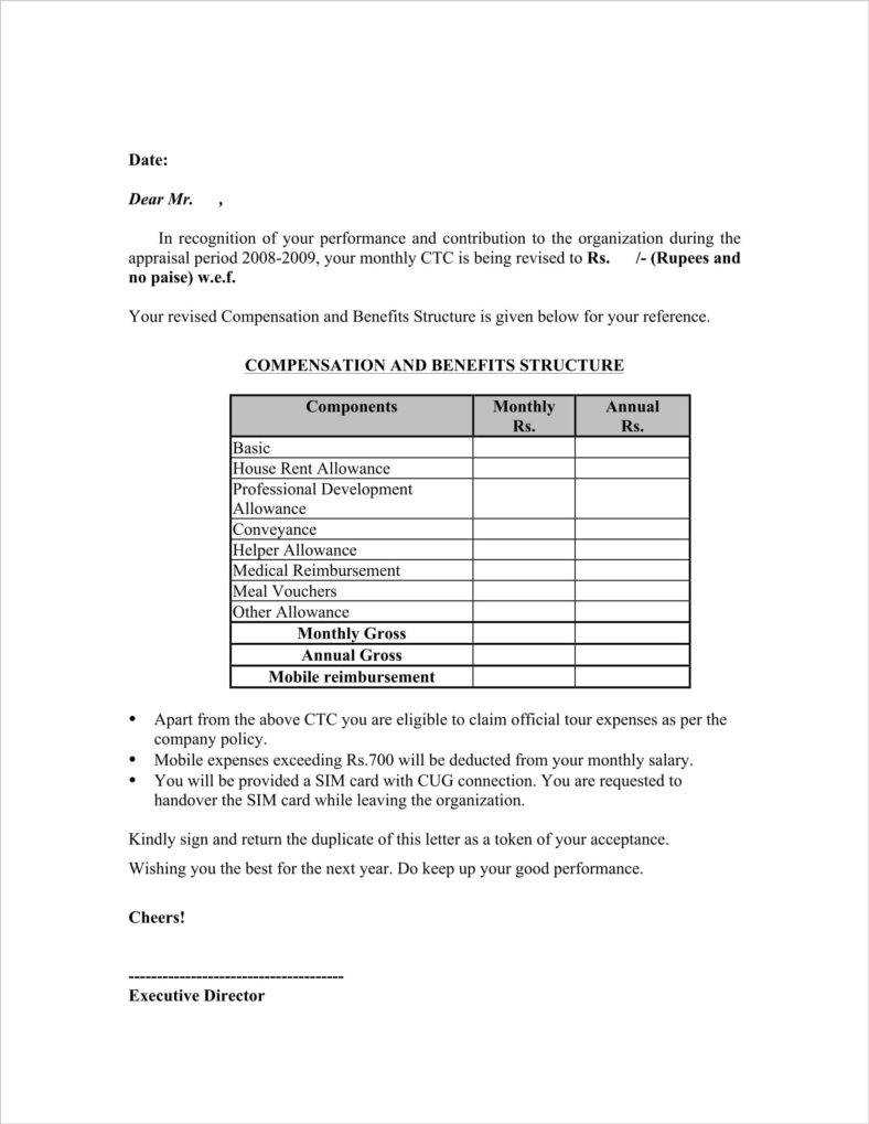 18+ Appraisal Letter Templates – Free Doc, Pdf Format In Sim Card Template Pdf