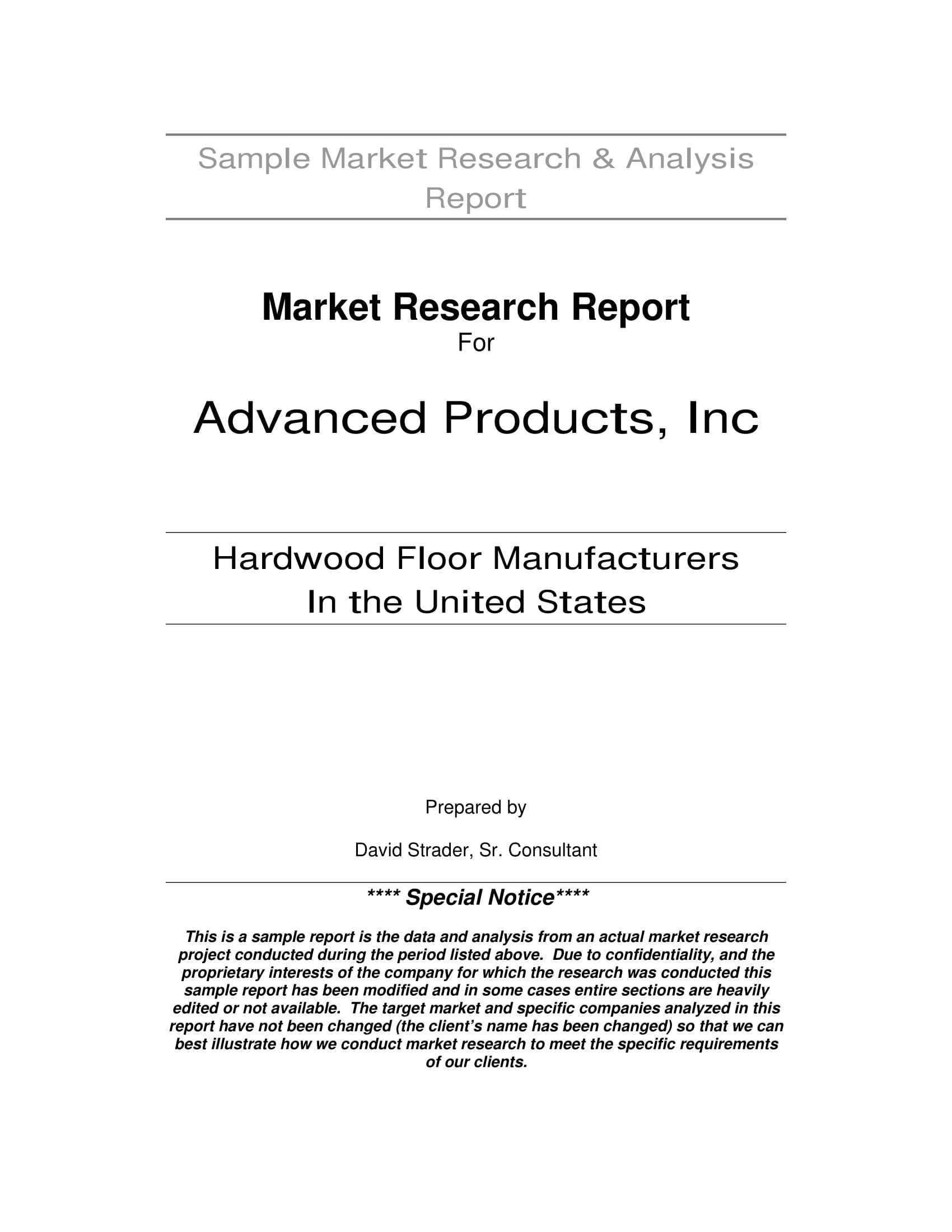 18+ Market Analysis Examples – Pdf, Word, Pages | Examples Intended For Market Research Report Template