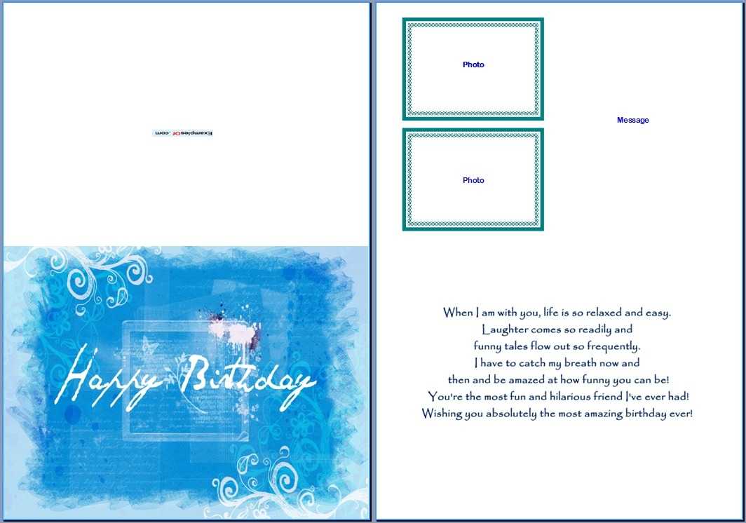 19 Birthday Card Templates For Word Images – Free Birthday Regarding Birthday Card Publisher Template