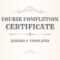 19+ Course Completion Certificate Designs & Templates – Psd Regarding Indesign Certificate Template