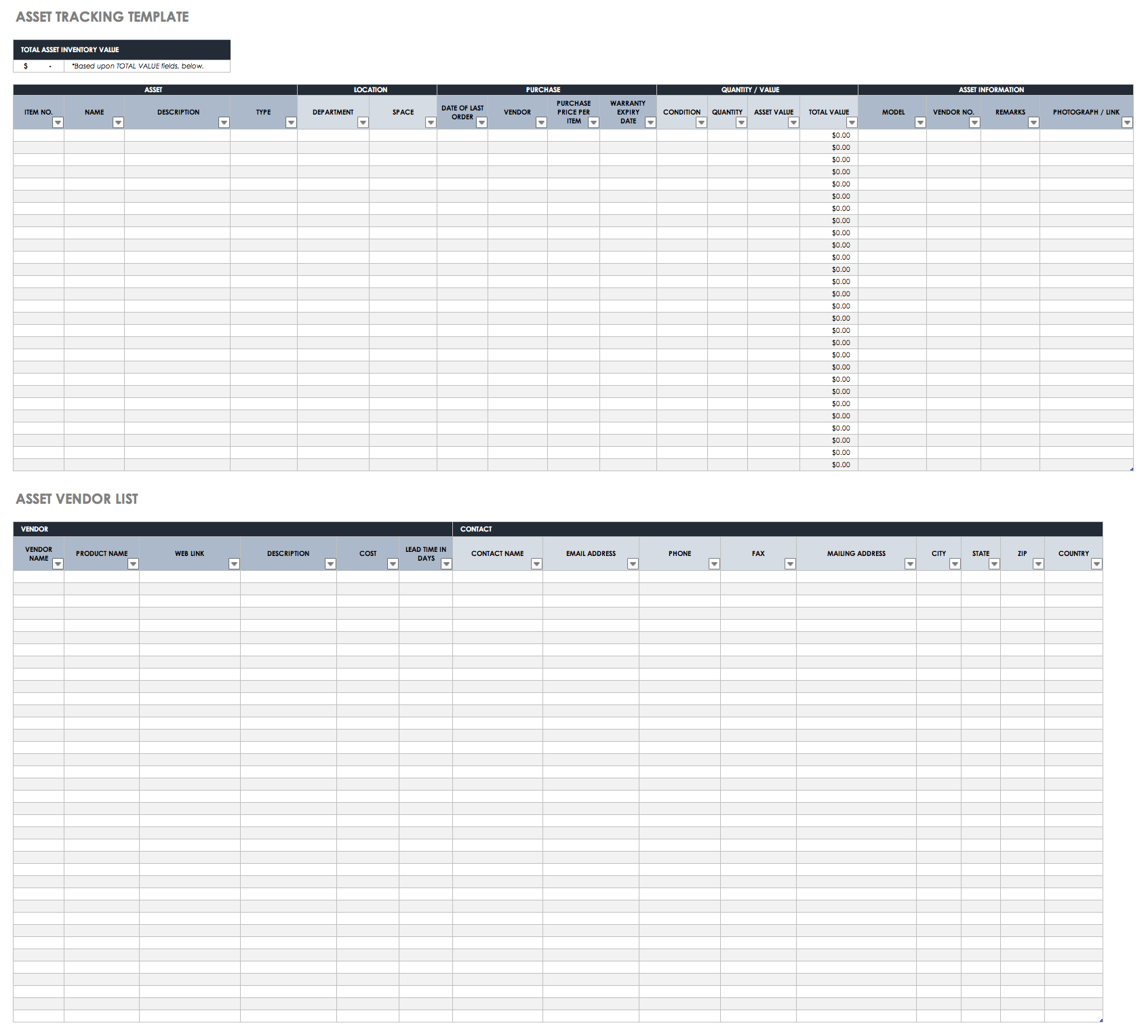 19+ Excel Inventory Template – Google Sheets Free Download 2019 Throughout Stock Report Template Excel