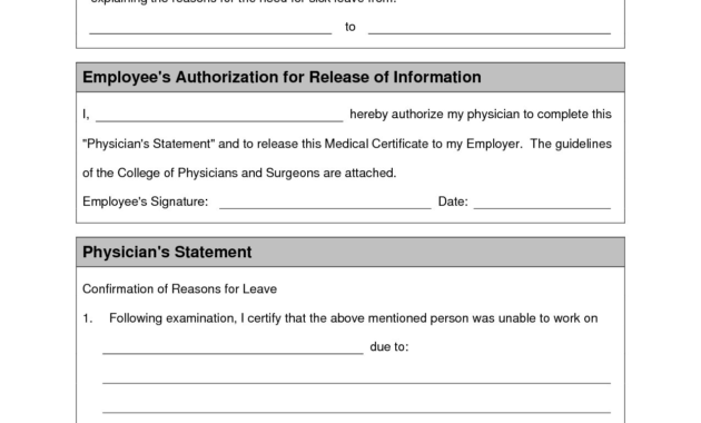 19+ Medical Certificate Templates For Leave - Pdf, Docs inside Medical Report Template Doc