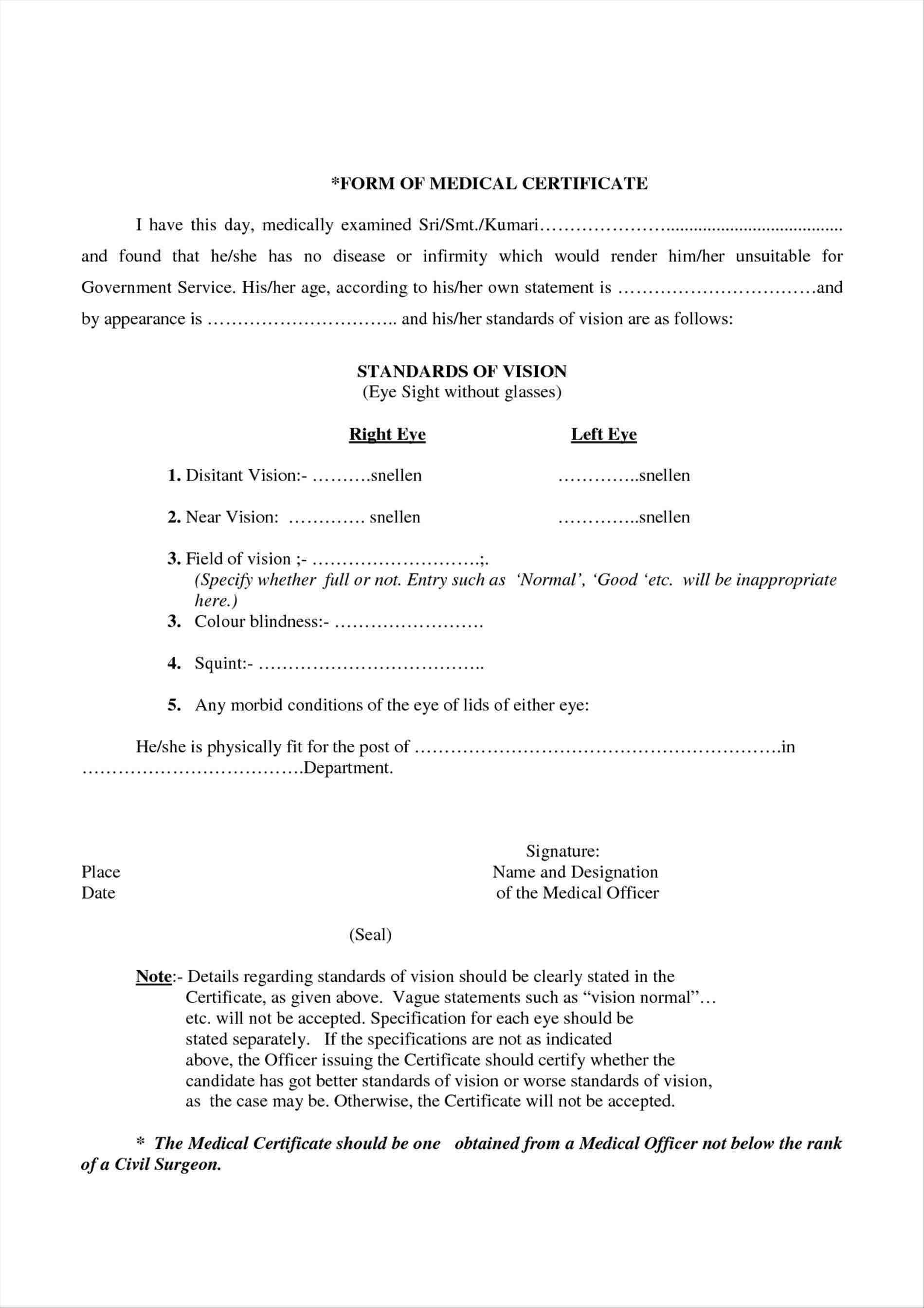 19+ Medical Certificate Templates For Leave – Pdf, Docs Pertaining To Leaving Certificate Template