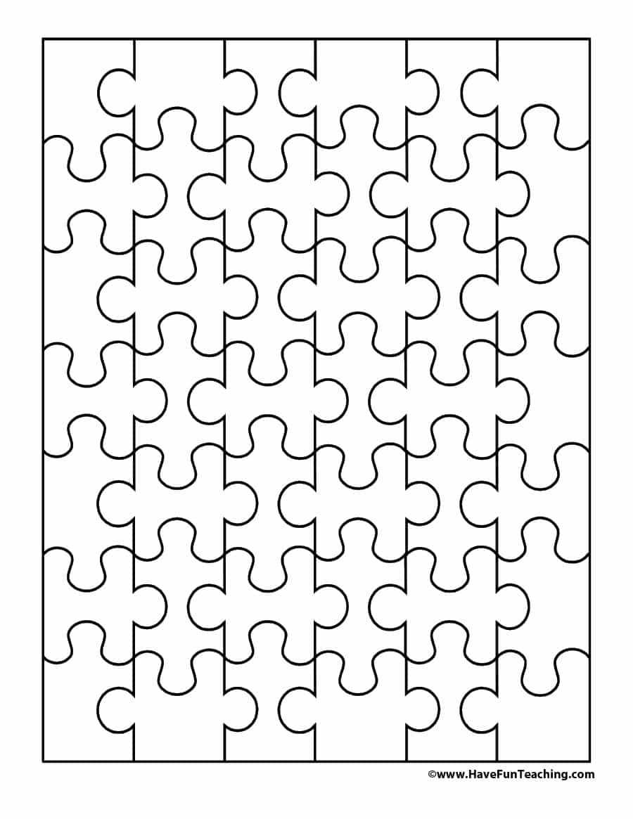 19 Printable Puzzle Piece Templates ᐅ Template Lab In Jigsaw Puzzle Template For Word