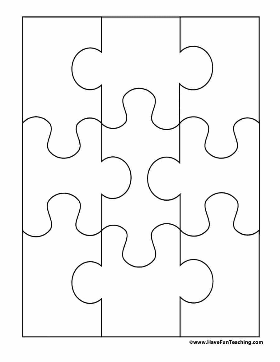 19 Printable Puzzle Piece Templates ᐅ Template Lab Intended For Blank Jigsaw Piece Template