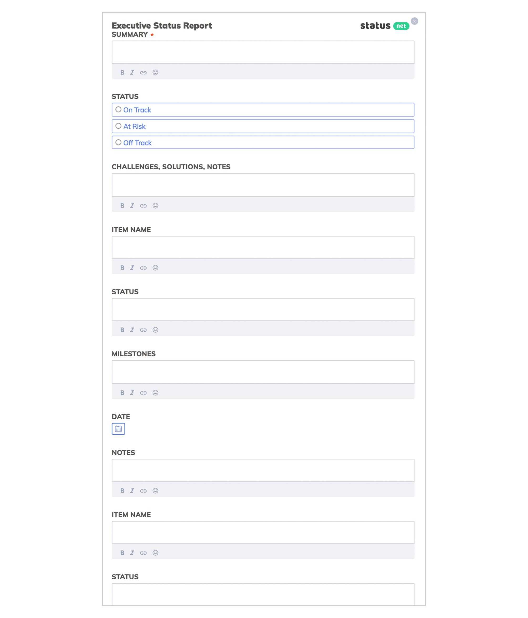 2 Easy Quarterly Progress Report Templates | Free Download For Quarterly Status Report Template