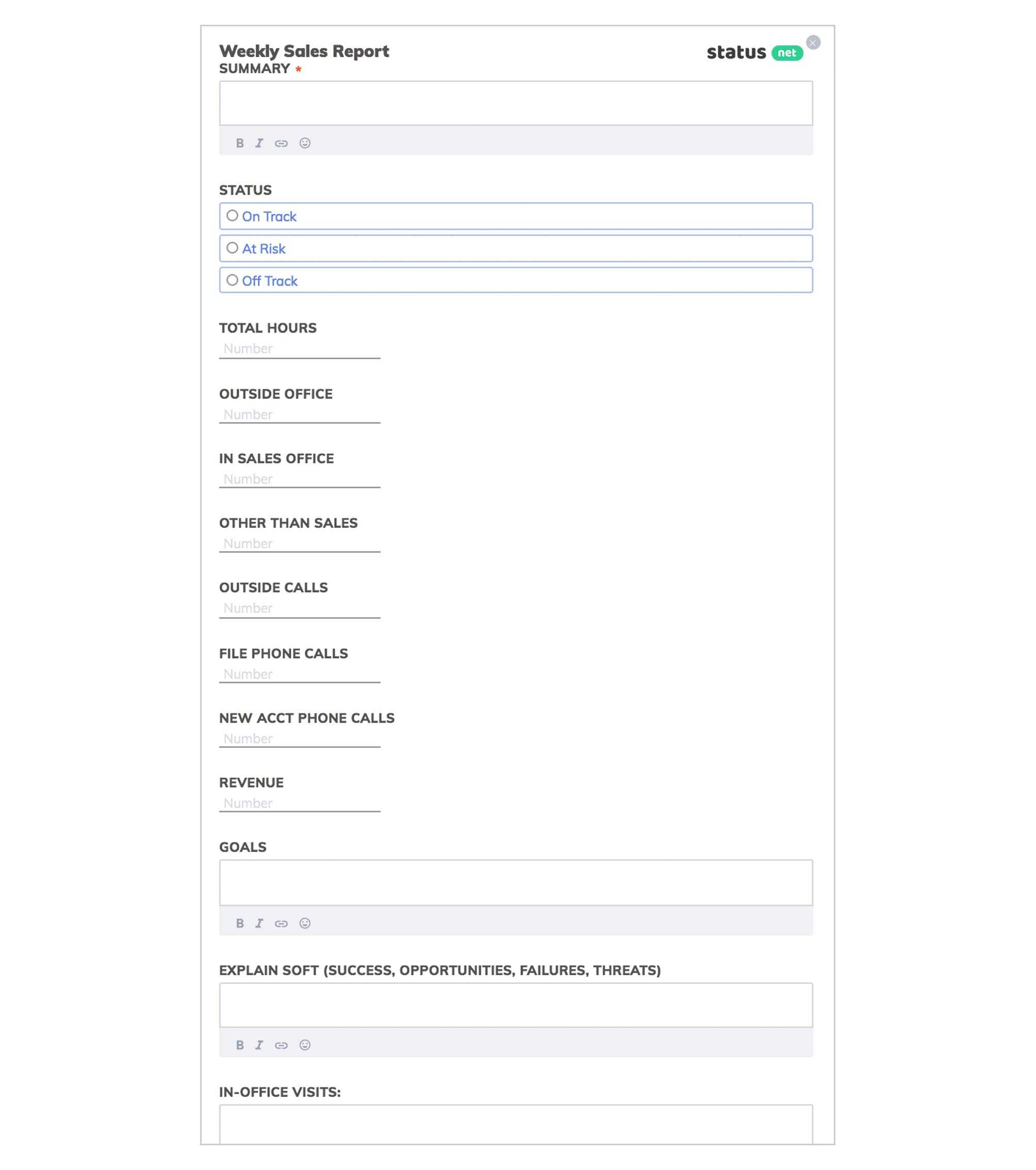 2 Must Have Weekly Sales Report Templates | Free Download Pertaining To Sales Lead Report Template