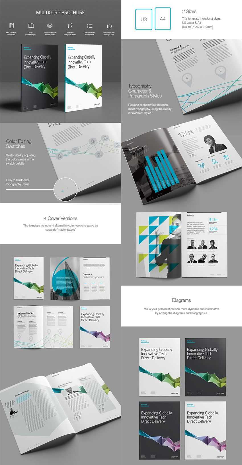 20 Best Indesign Brochure Templates – For Creative Business With Regard To Brochure Template Indesign Free Download