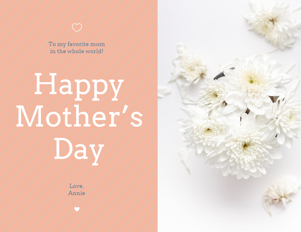 20+ Creative Mother's Day Card Templates [Plus Design Tips Intended For Mothers Day Card Templates