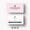 20 Examples Of A Stylish Business Card Photoshop Template Throughout Name Card Template Photoshop