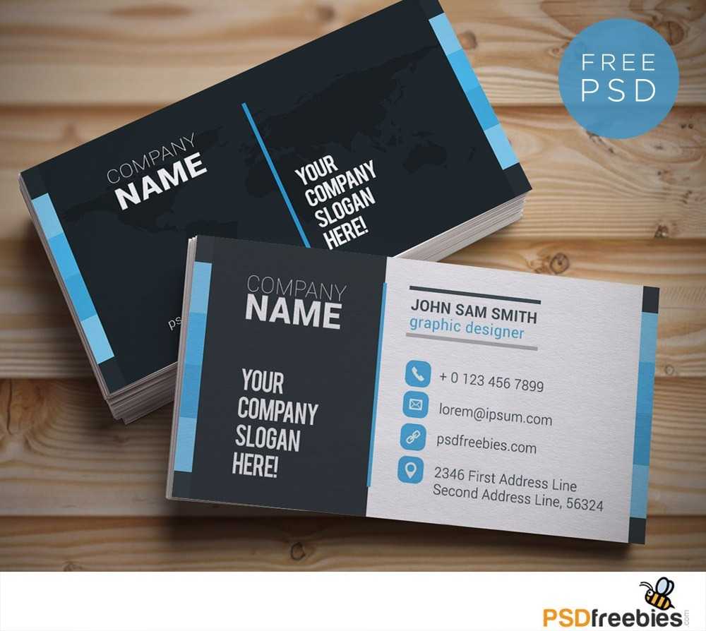 20+ Free Business Card Templates Psd - Download Psd In Name Card Template Psd Free Download