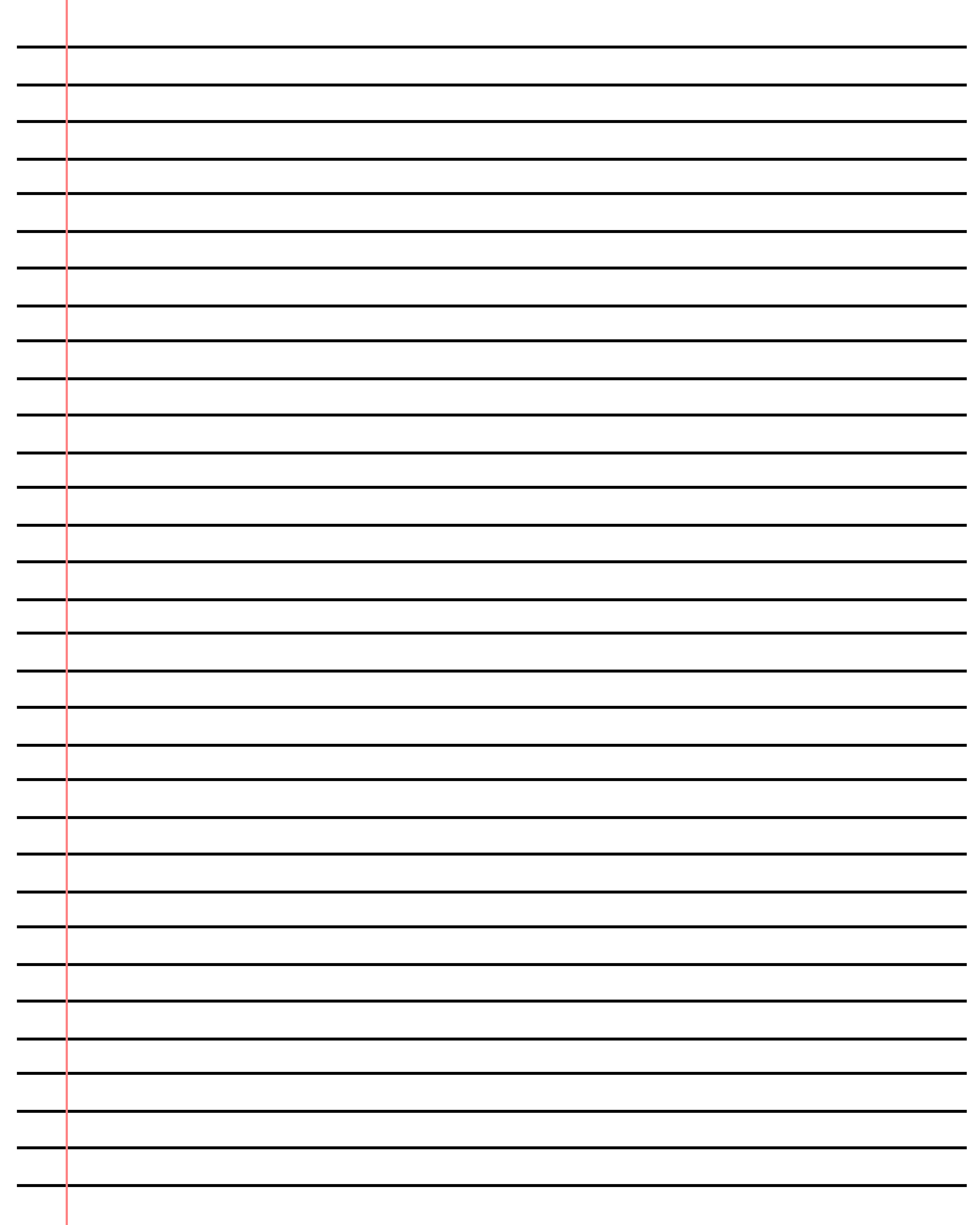 20+ Free Printable Blank Lined Paper Template In Pdf & Word Regarding Ruled Paper Template Word