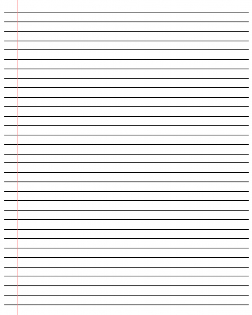 20+ Free Printable Blank Lined Paper Template In Pdf & Word With Regard To Ruled Paper Word Template