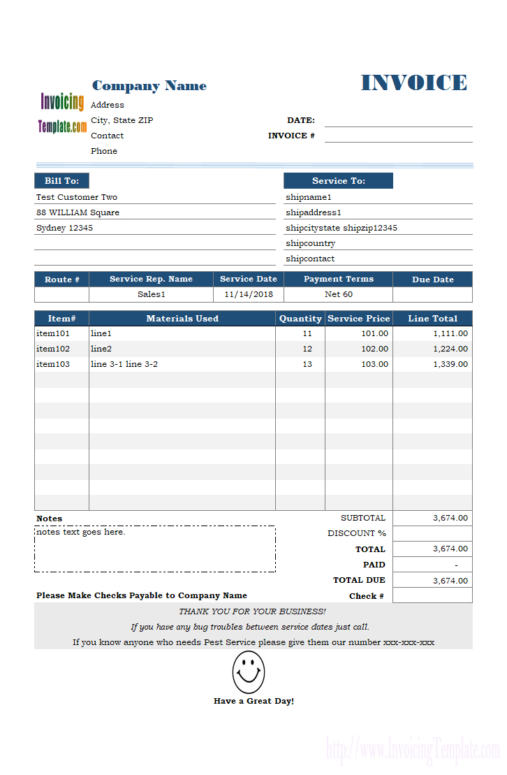 20 Microsoft Office Invoice Templates Free Download In Microsoft Office Word Invoice Template