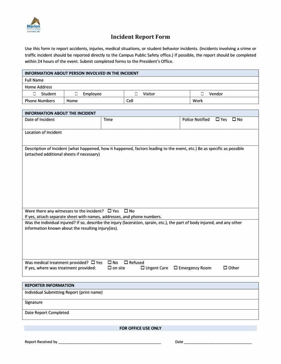 20+ Police Report Template & Examples [Fake / Real] ᐅ Pertaining To Blank Police Report Template