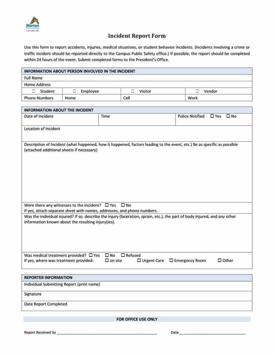 20+ Police Report Template & Examples [Fake / Real] ᐅ Pertaining To Blank Police Report Template