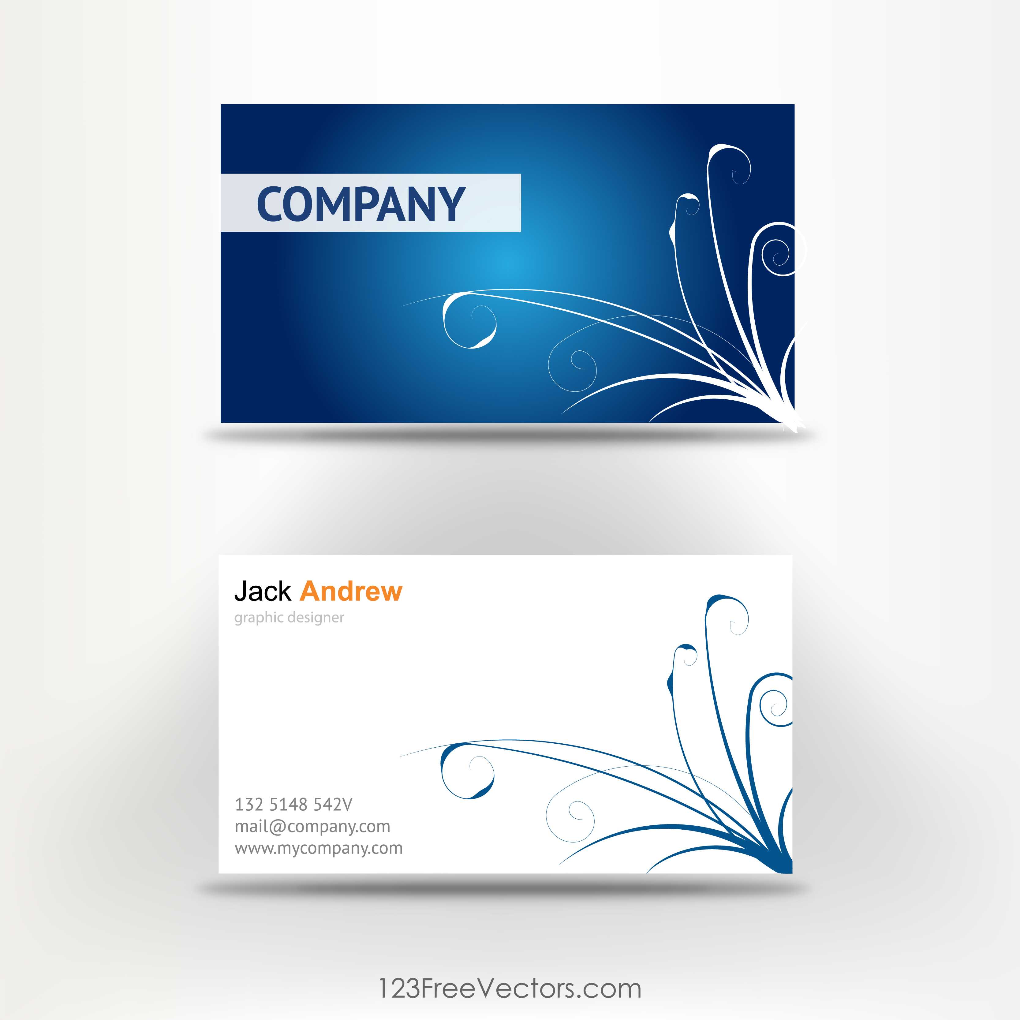 200+ Business Card Template Vectors | Download Free Vector With Visiting Card Illustrator Templates Download