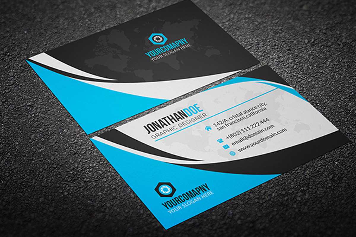 200 Free Business Cards Psd Templates – Creativetacos For Calling Card Template Psd