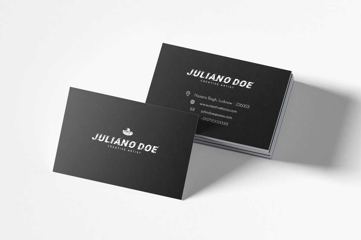 200 Free Business Cards Psd Templates – Creativetacos In Name Card Photoshop Template