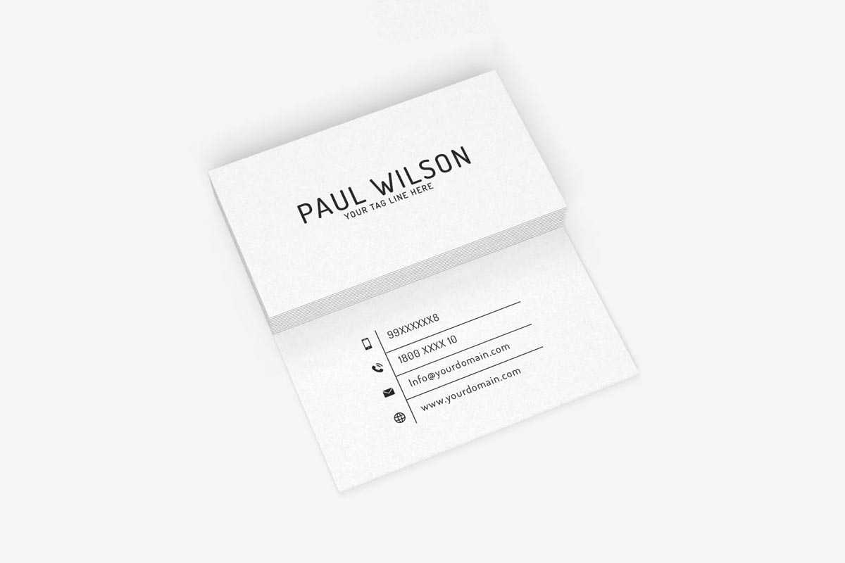 200 Free Business Cards Psd Templates – Creativetacos Inside Business Card Size Template Psd