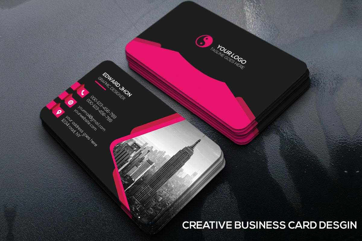 200 Free Business Cards Psd Templates - Creativetacos Inside Calling Card Template Psd
