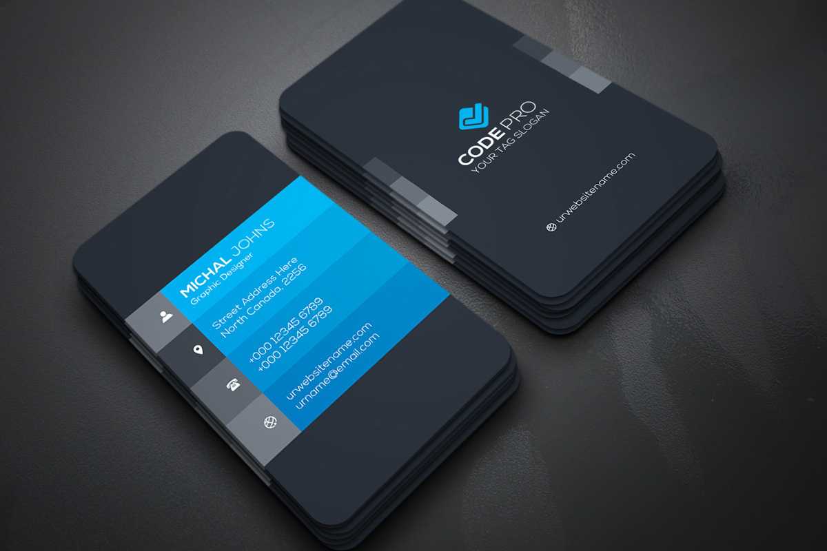 200 Free Business Cards Psd Templates – Creativetacos Pertaining To Visiting Card Psd Template