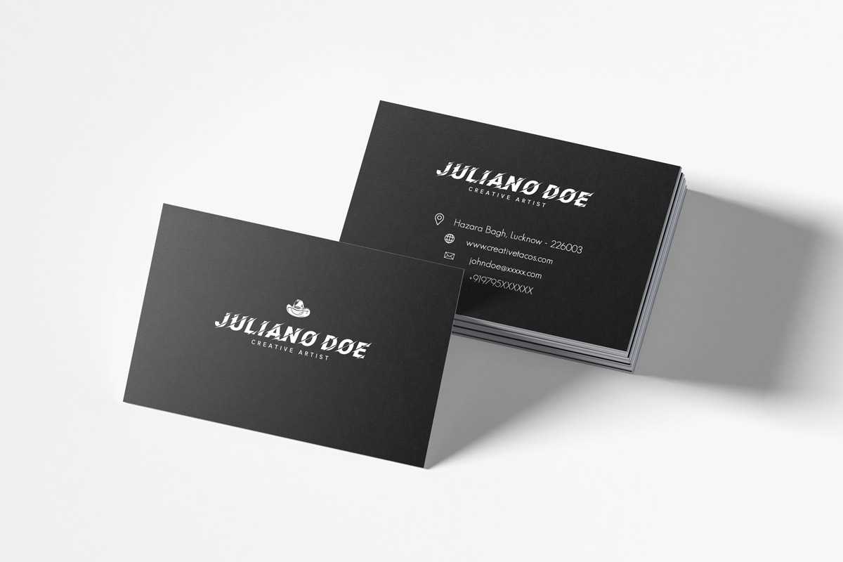 200 Free Business Cards Psd Templates – Creativetacos Regarding Psd Visiting Card Templates