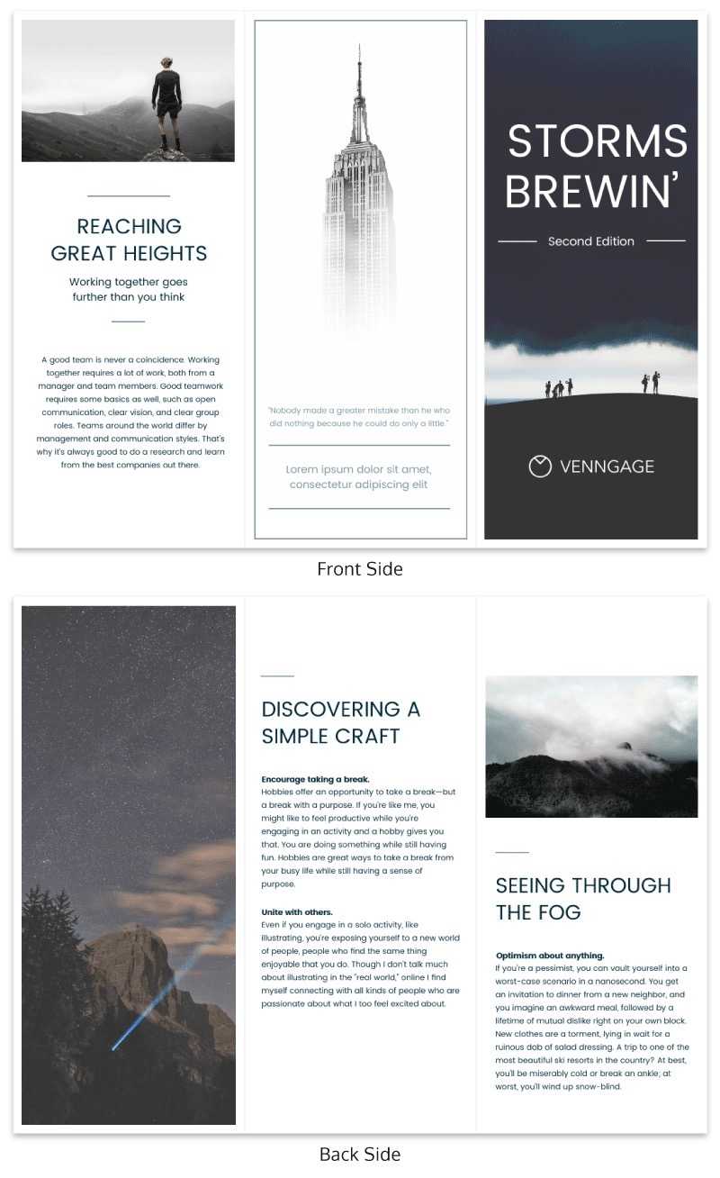 21 Brochure Templates And Design Tips To Promote Your For Good Brochure Templates