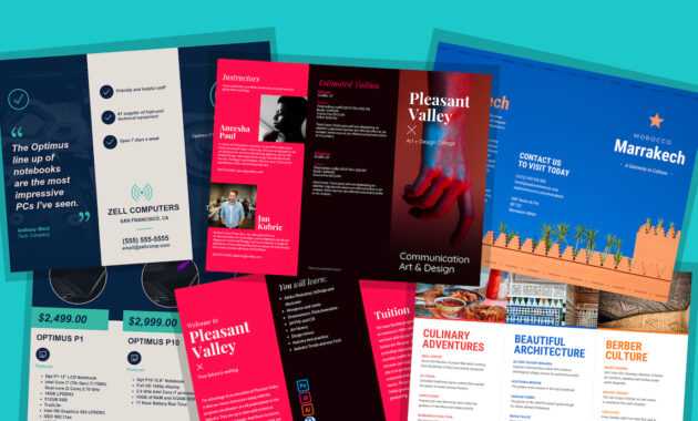 21 Brochure Templates And Design Tips To Promote Your with Good Brochure Templates