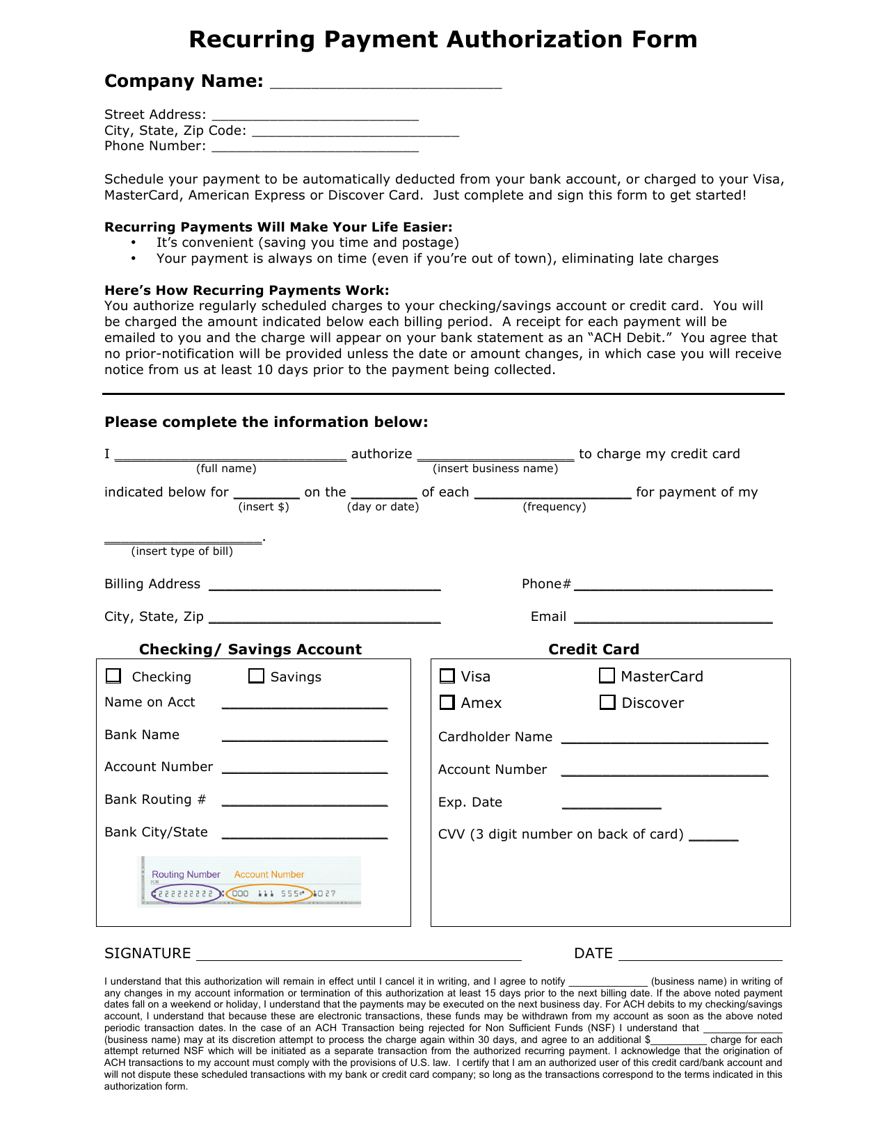 21+ Credit Card Authorization Form Template Pdf Fillable 2019!! Within Credit Card Payment Form Template Pdf