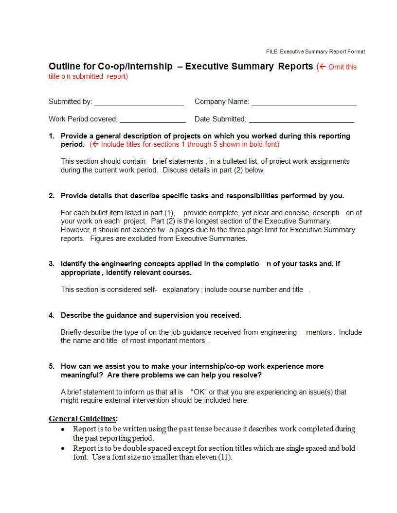 22+ Executive Summary Samples – Pdf, Doc | Examples Intended For Executive Summary Report Template