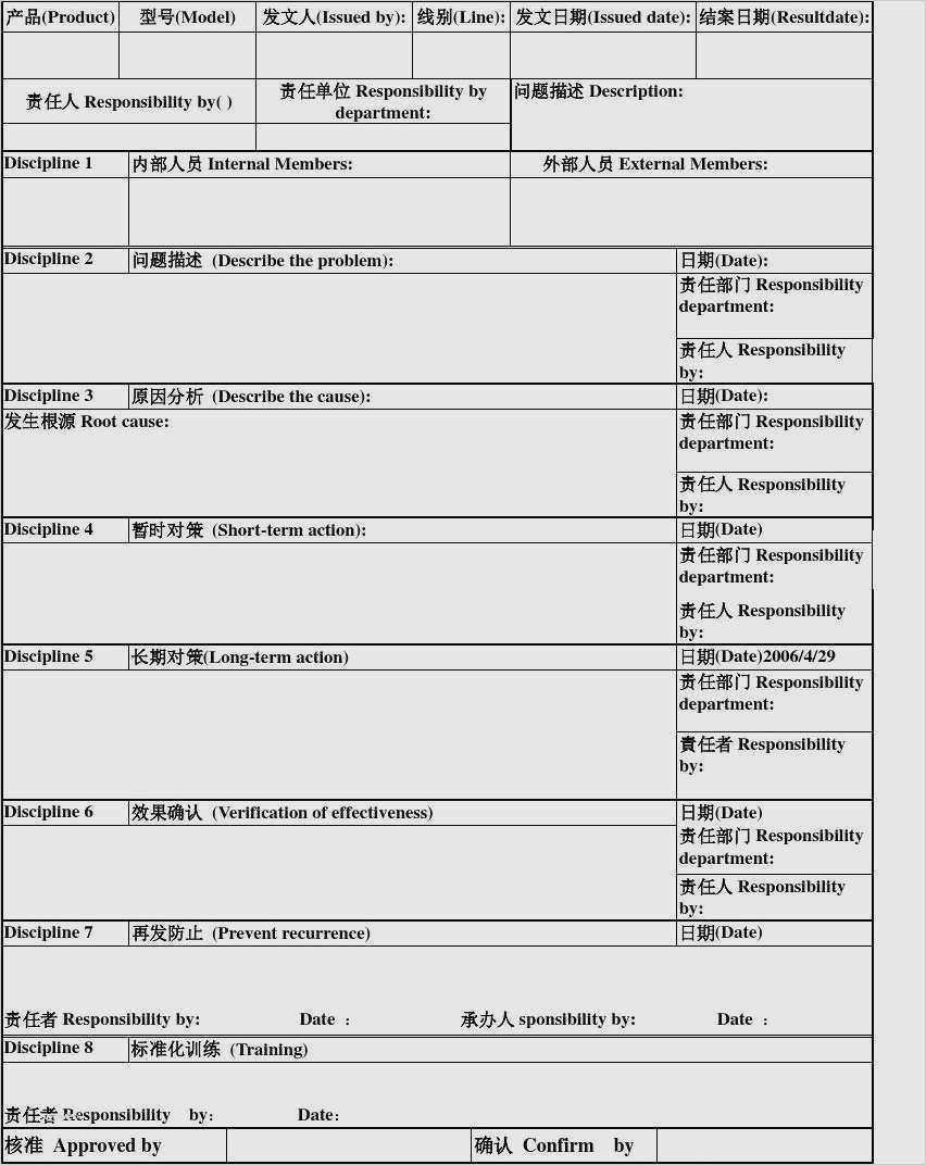 23. 8D Report Vorlage Inspiration Reklamationsmanagement 8D Within 8D Report Template Xls