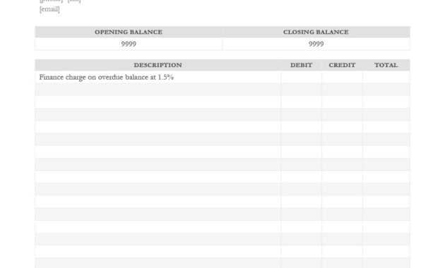 23 Editable Bank Statement Templates [Free] ᐅ Template Lab in Blank Bank Statement Template Download