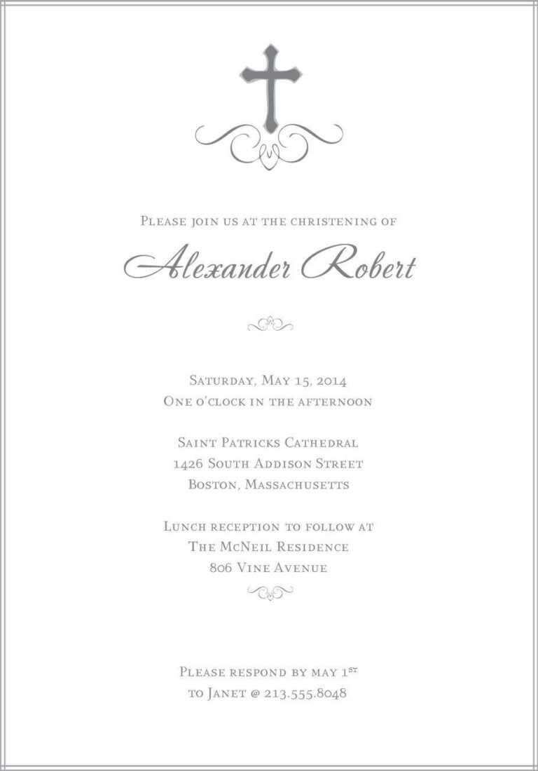 24 Free Printable Baptism Invitation Template | Pitsketchfest for Blank ...