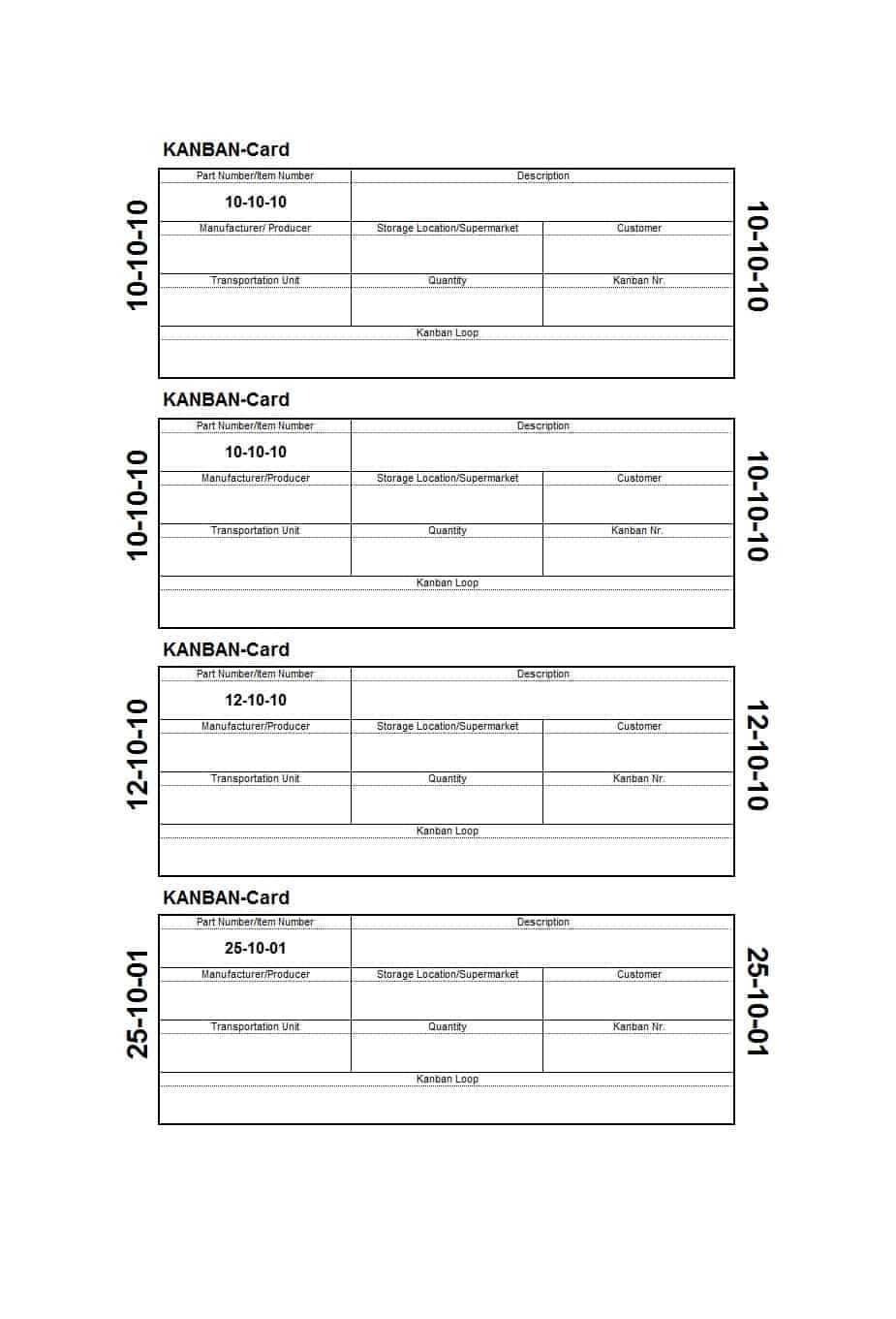 25 Printable Kanban Card Templates (& How To Use Them) ᐅ Inside Kanban Card Template